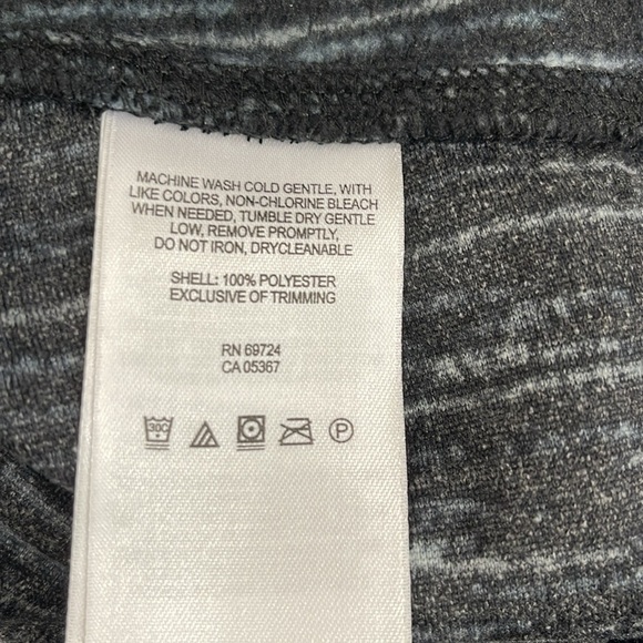 Columbia Glacial Fleece Printed Leggings Blue Space Dye Base Layer L - Picture 9 of 12